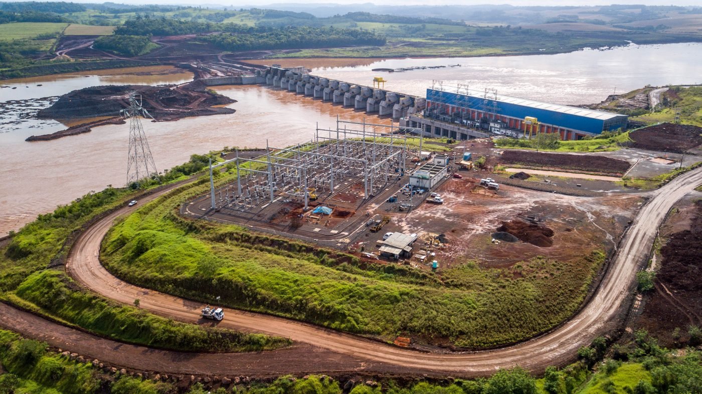 Obras da UHE Baixo Iguaçu (PR)