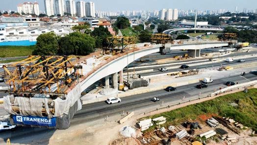 Viadutos vão melhorar tráfego na Rodovia Dutra entre Marginal Tietê e Arujá